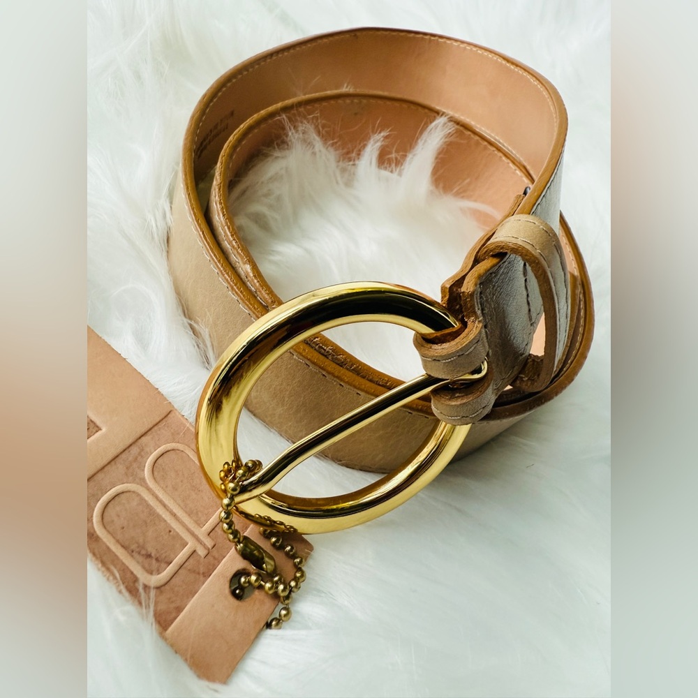 🇨🇦 Brave Leather Collection - Zaltana Nude  Gold Buckle - Picture 2 of 8